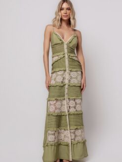 Vestido Longo Aruana Verde